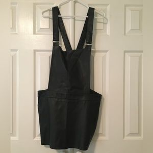 Black Leather Jumper